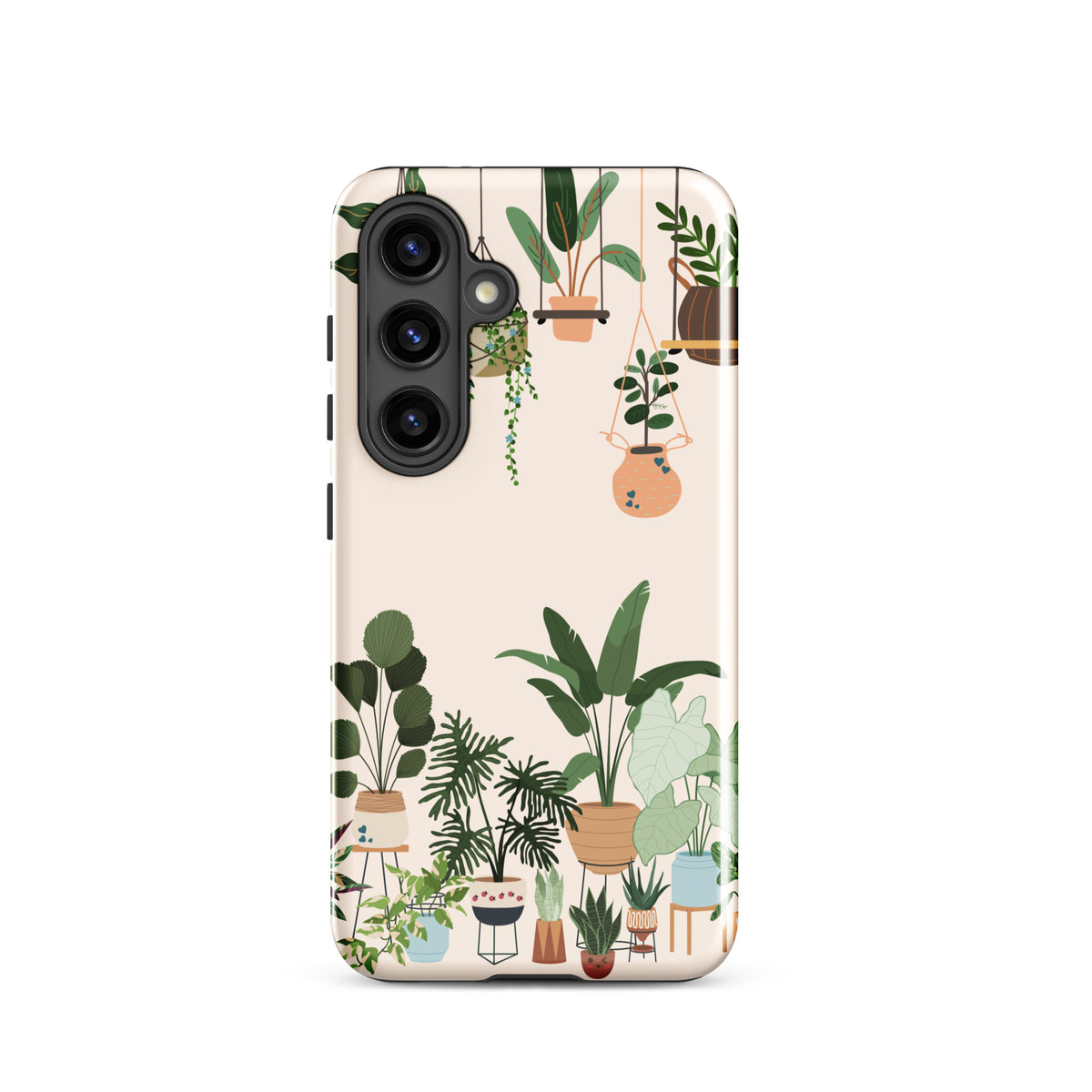 Phone Case for Samsung Galaxy - Botanical Bliss with Hanging & Potted Plants