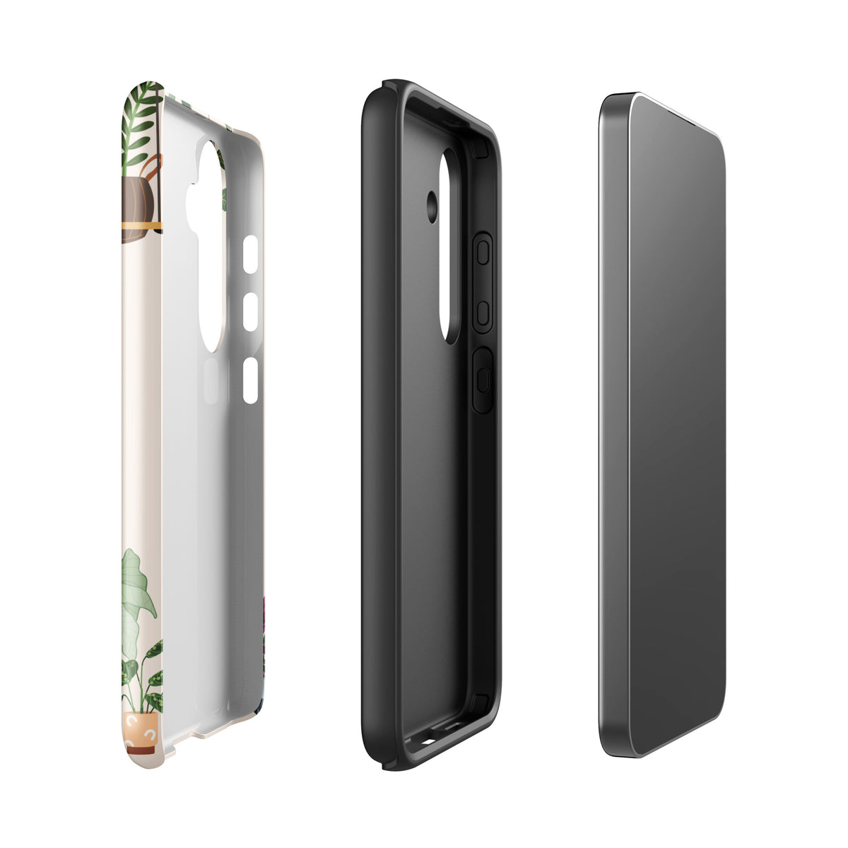 Phone Case for Samsung Galaxy - Botanical Bliss with Hanging & Potted Plants