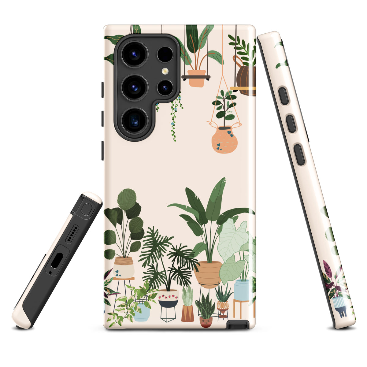 Phone Case for Samsung Galaxy - Botanical Bliss with Hanging & Potted Plants