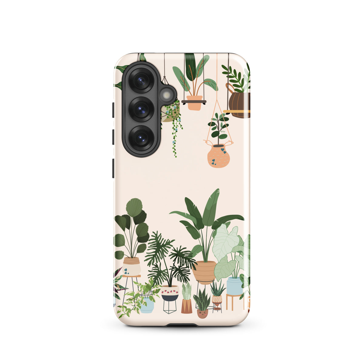 Phone Case for Samsung Galaxy - Botanical Bliss with Hanging & Potted Plants
