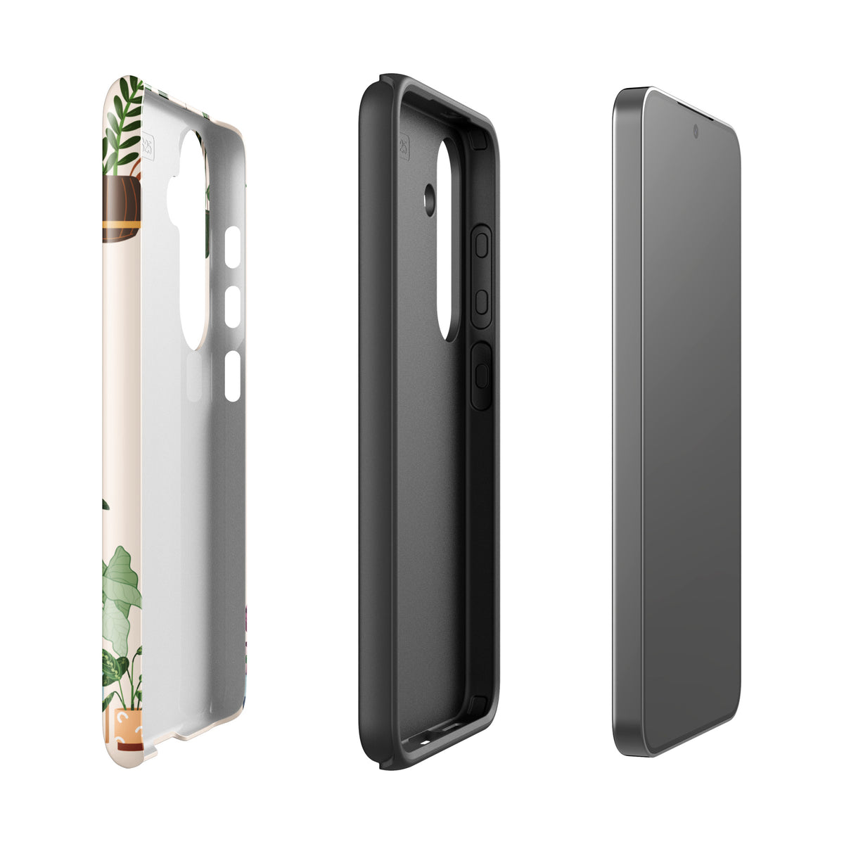 Phone Case for Samsung Galaxy - Botanical Bliss with Hanging & Potted Plants