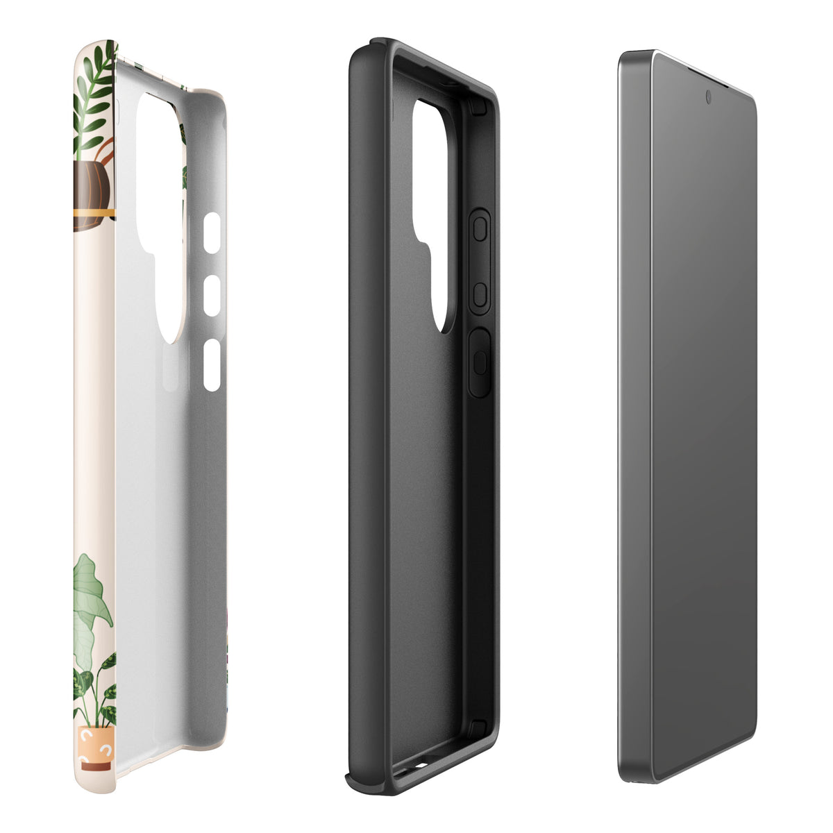 Phone Case for Samsung Galaxy - Botanical Bliss with Hanging & Potted Plants