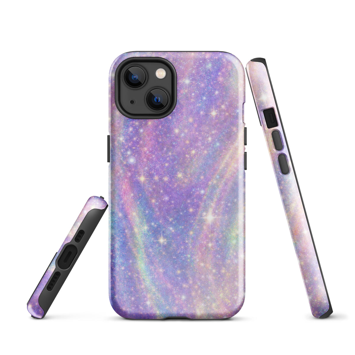 Phone Case for iPhone - Cosmic Dream Swirl with pastel galaxy design in purple, pink, and blue.