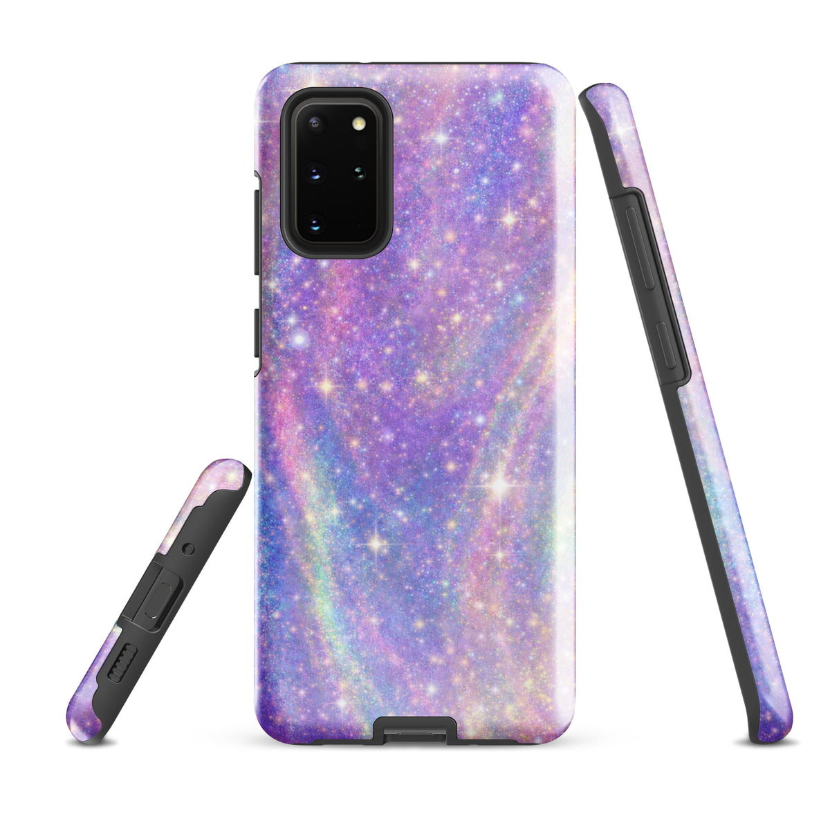 Phone Case for Samsung Galaxy - Cosmic Dream Swirl with pastel purple, pink, and blue galaxy design.