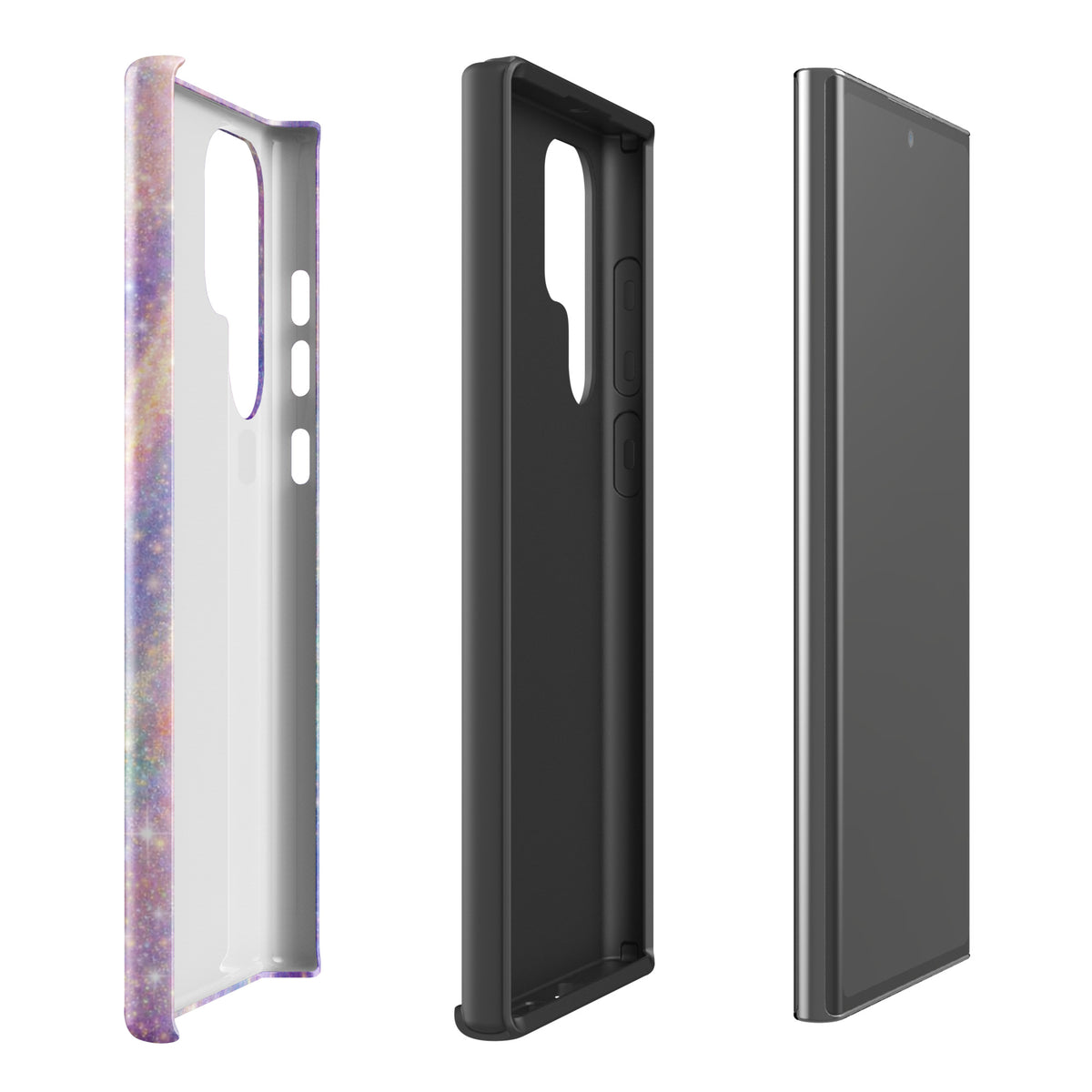 Phone Case for Samsung Galaxy - Cosmic Dream Swirl with pastel colors and galaxy design.