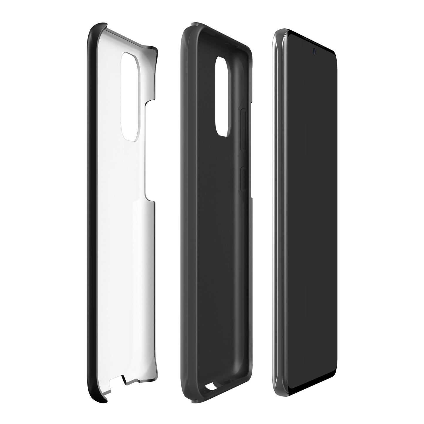 Phone Case Samsung Galaxy Heart Script Love minimalist design with protection