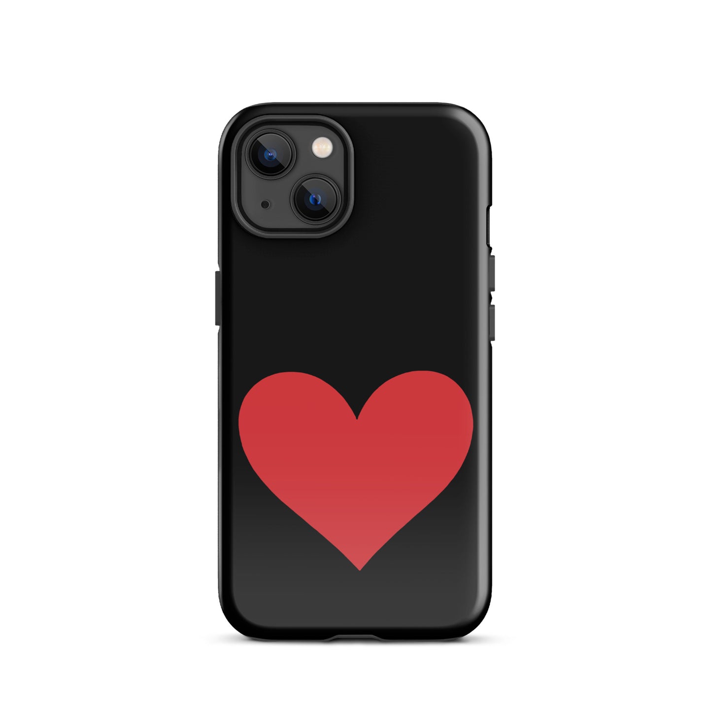 Phone Case for iPhone with red heart design in vibrant colors, offering stylish protection.