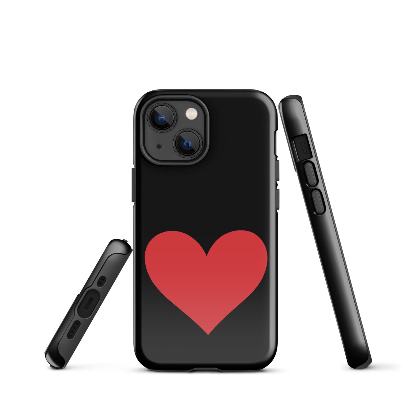 Phone Case for iPhone with heart design in vibrant colors, stylish and protective, perfect for expressing personality and love-themed style.