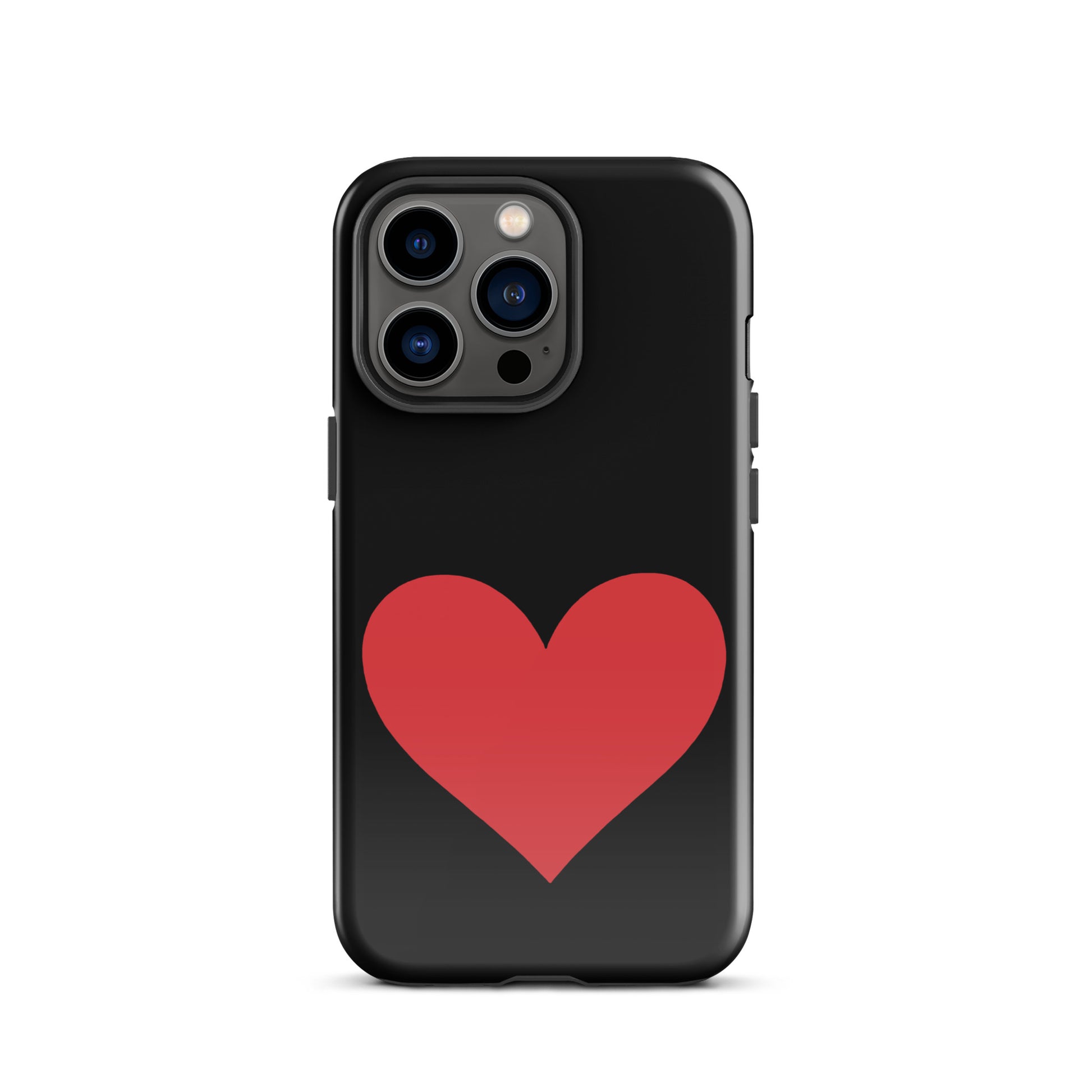 Phone Case for iPhone with heart design in vibrant colors, showcasing stylish protection and expressiveness for a bold aesthetic.