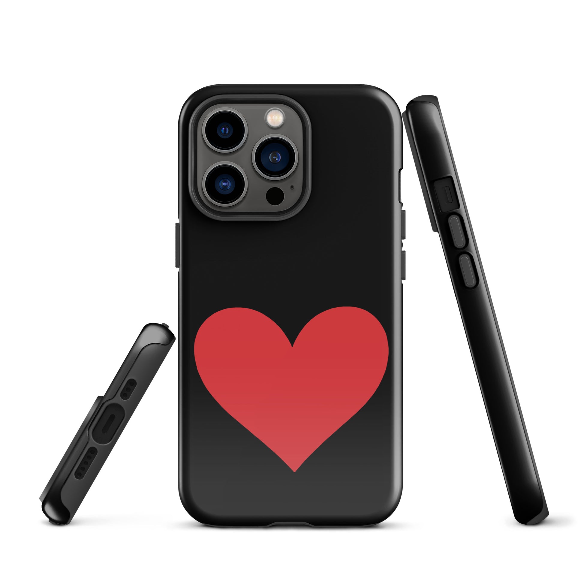 Phone Case for iPhone with heart design in vibrant colors, showcasing stylish protection and expressive style.