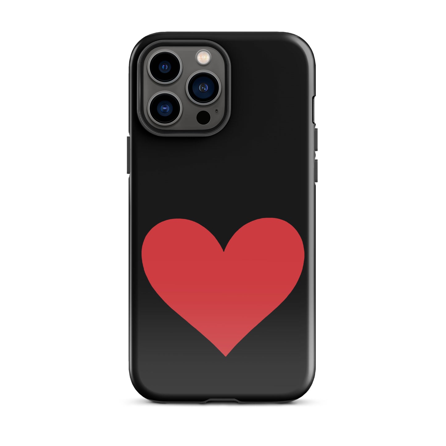 Phone Case with heart design for iPhone, showcasing vibrant color options and stylish protection.