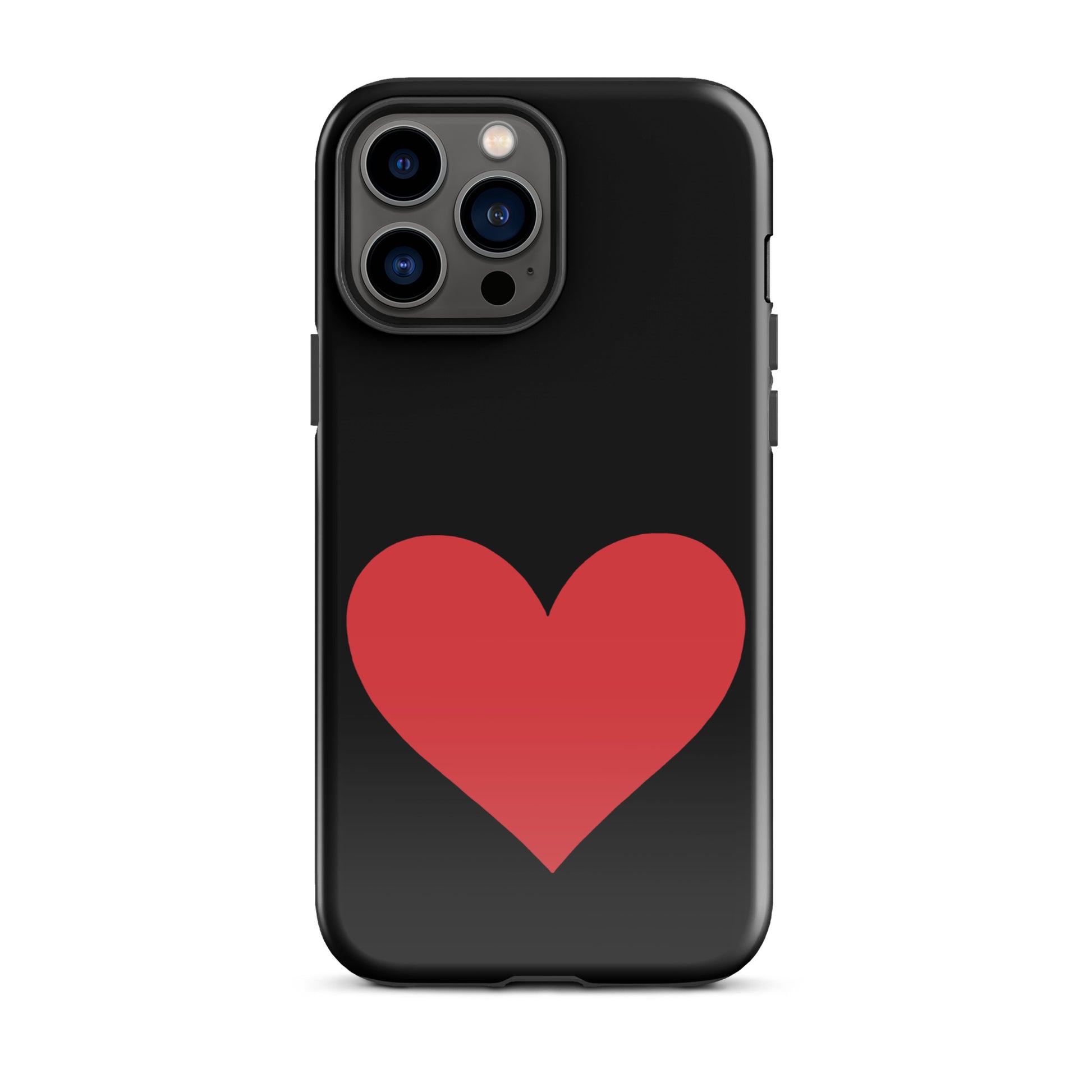 Phone Case with heart design for iPhone, showcasing vibrant color options and stylish protection.