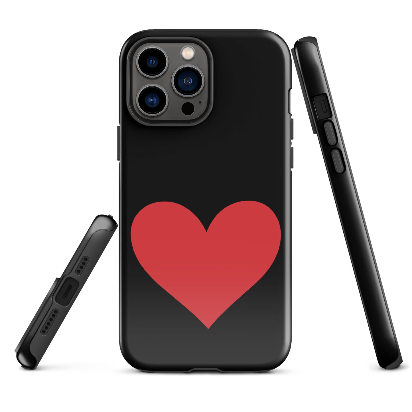Phone Case for iPhone with heart design, showcasing vibrant color options and stylish protection, available now.