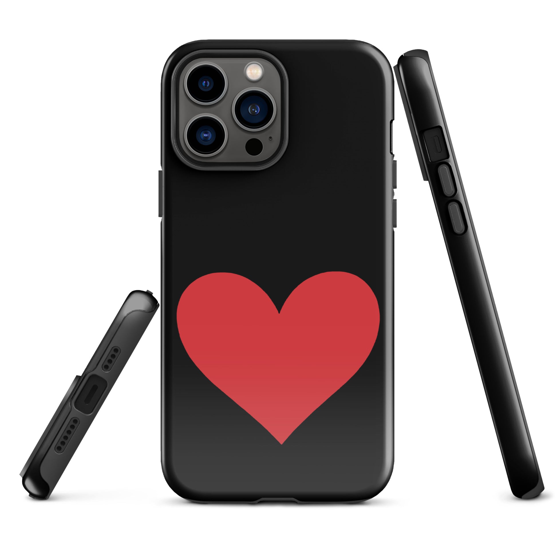 Phone Case for iPhone with heart design, showcasing vibrant color options and stylish protection, available now.