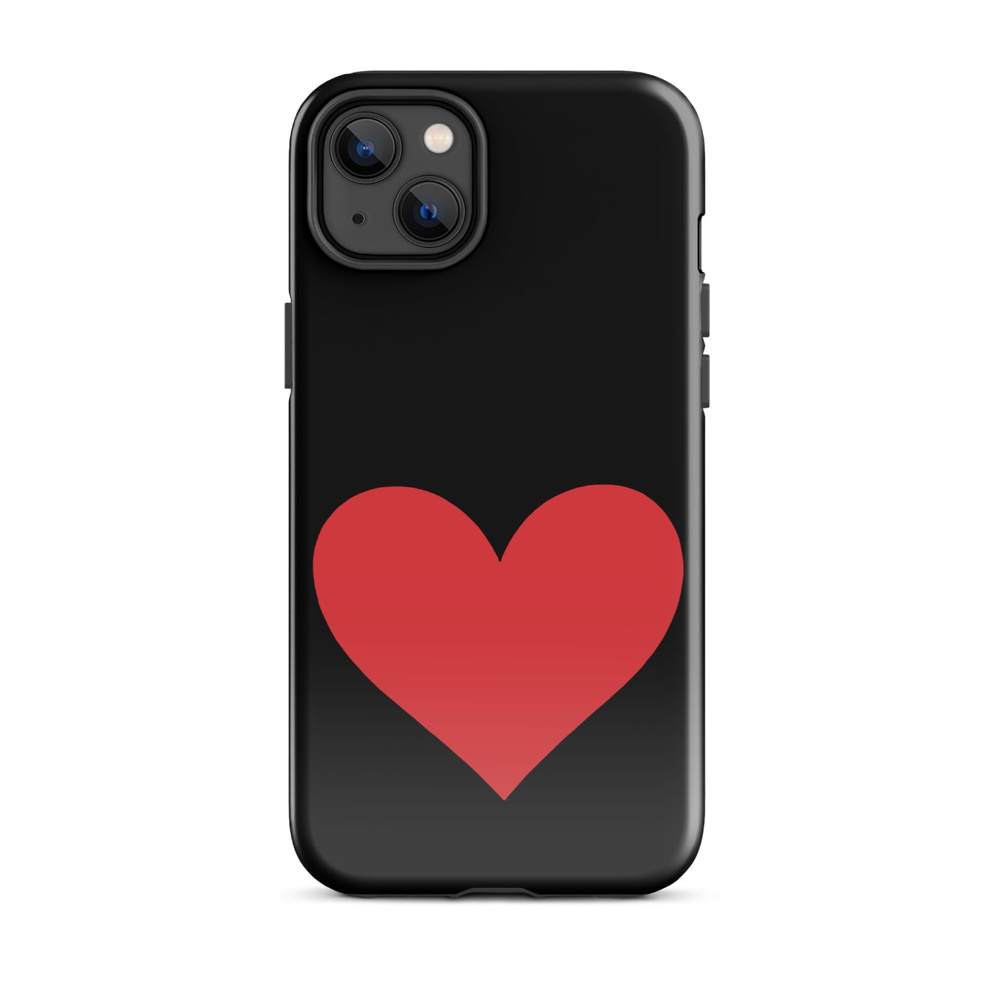 Phone Case for iPhone with heart design in vibrant colors, bold and protective style for classic and expressive aesthetics.