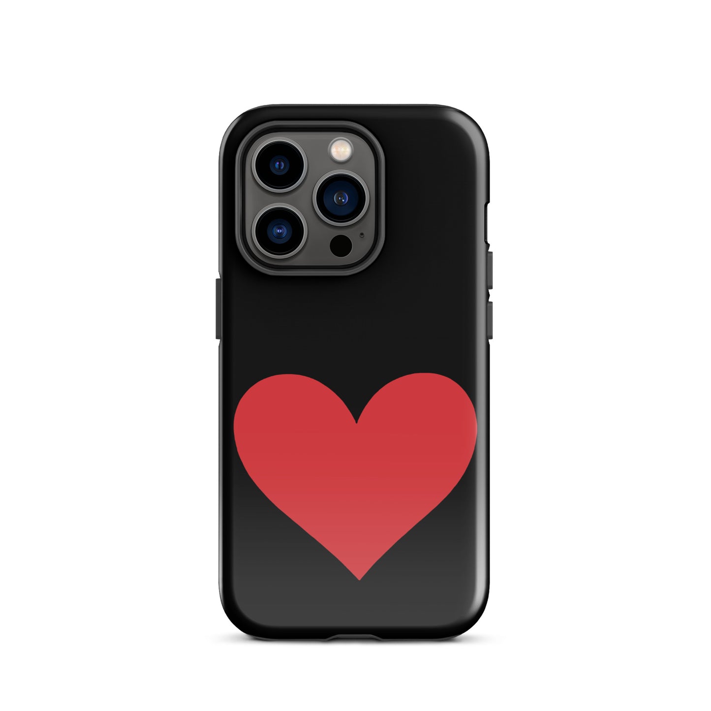 Phone Case for iPhone with heart design in vibrant colors, showcasing style and durability for expressive personalities.