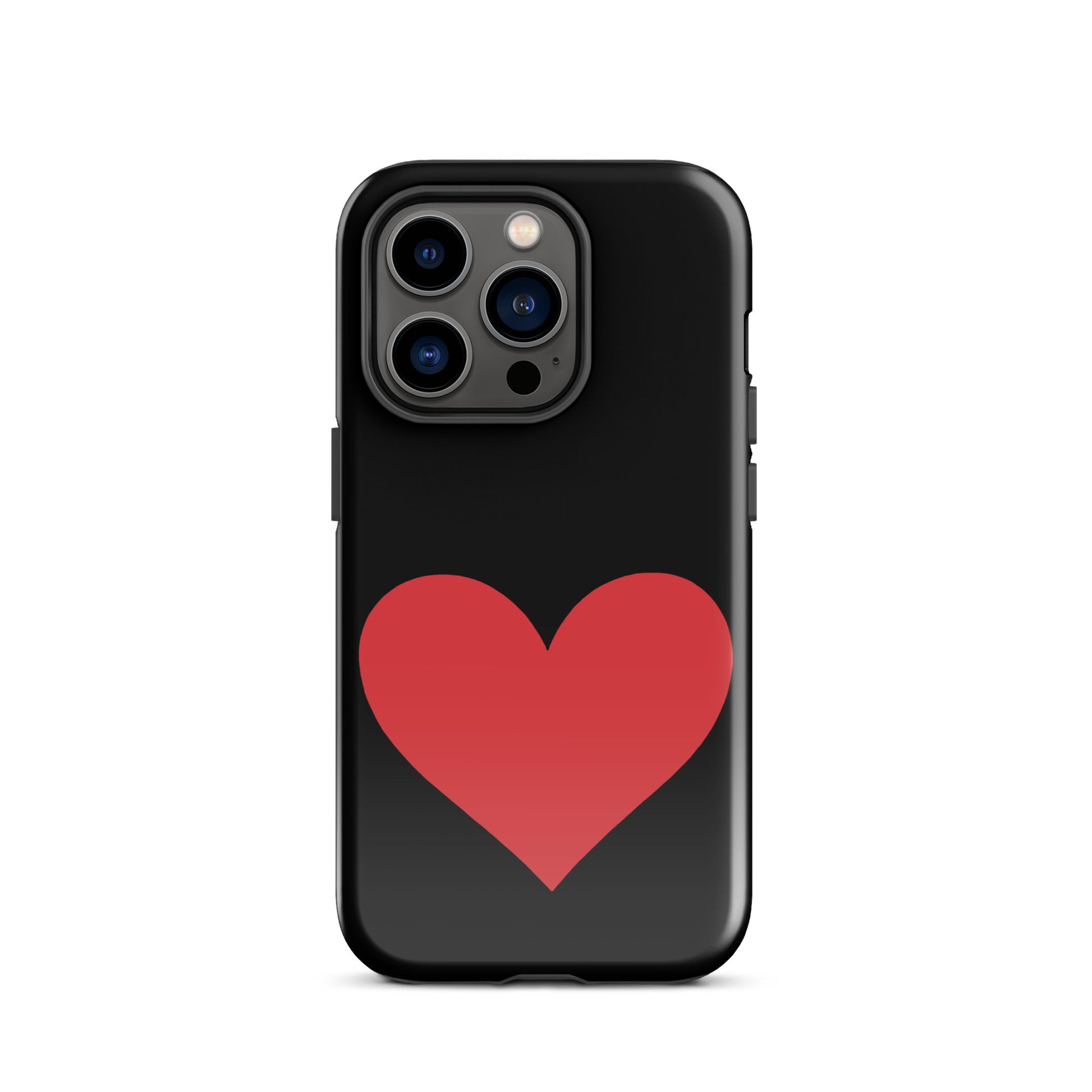 Phone Case for iPhone with heart design in vibrant colors, showcasing style and durability for expressive personalities.