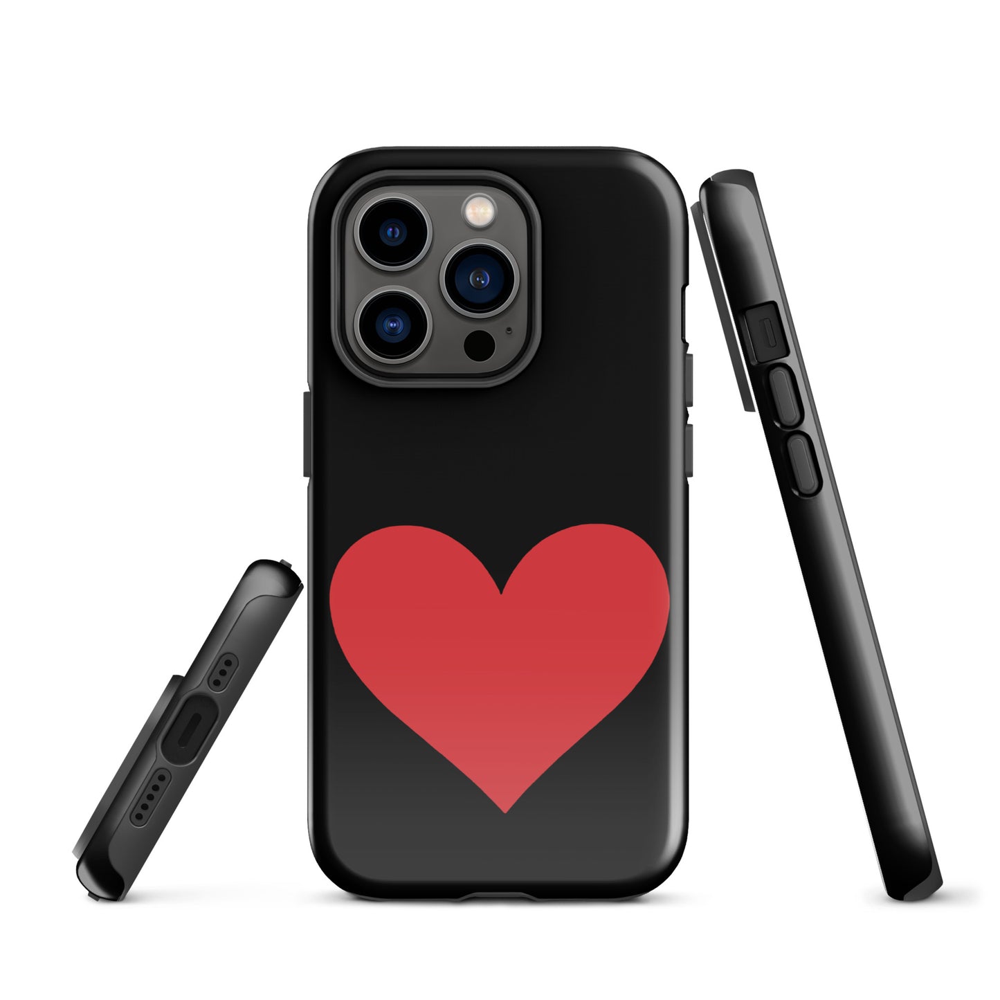 Phone Case for iPhone with heart design in vibrant colors, offering style and protection. Ideal for expressing love and personal taste.