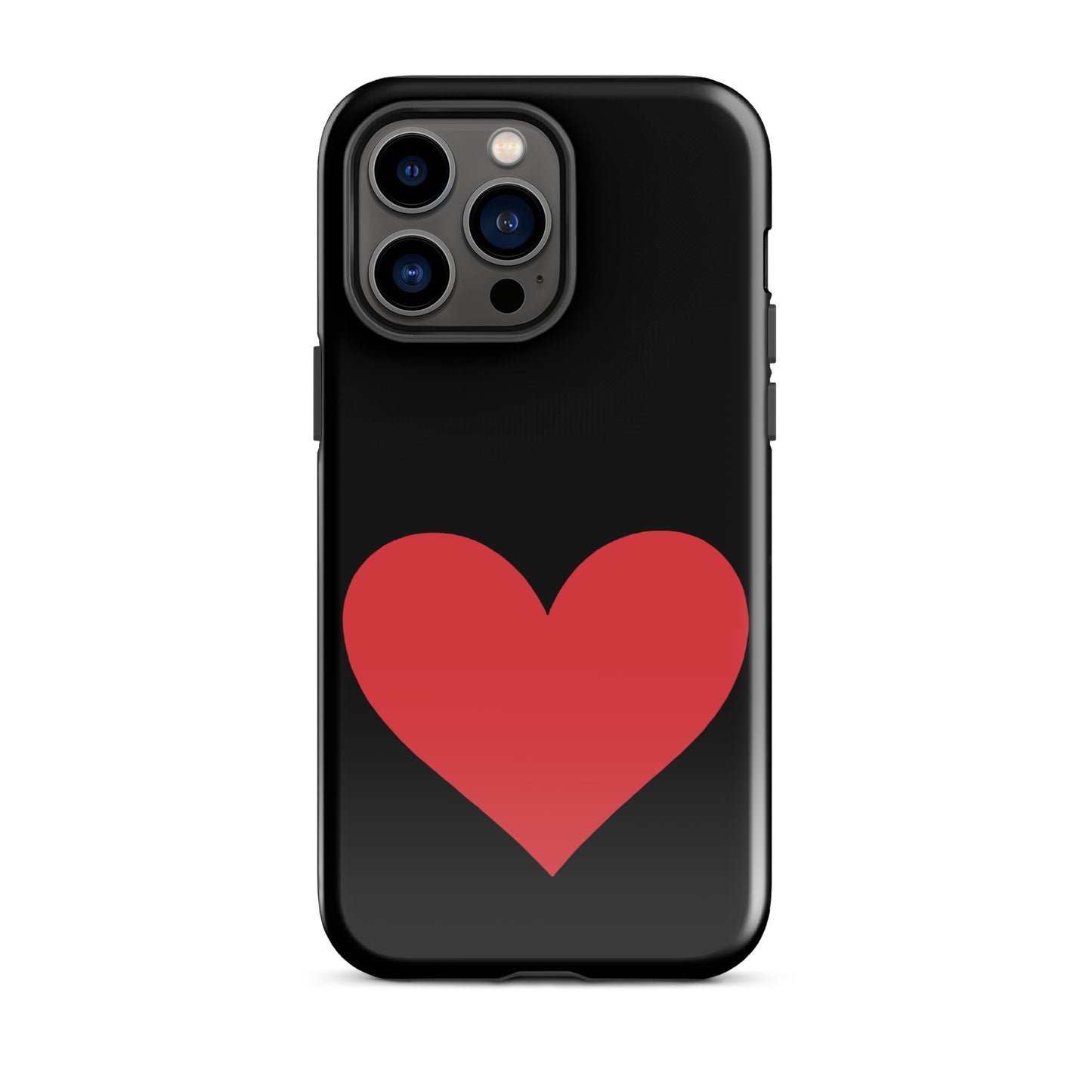 Phone Case for iPhone with heart design in vibrant colors, offering stylish protection and personalization options.