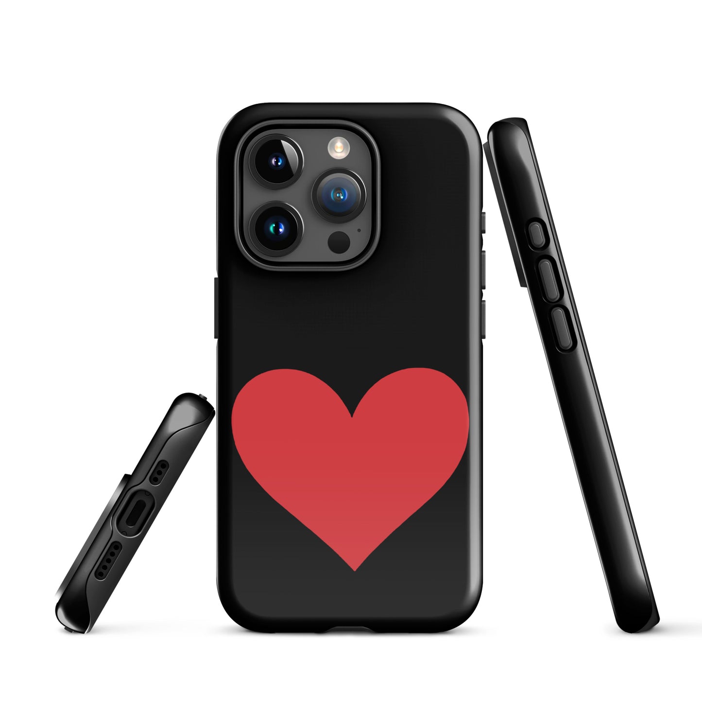 Phone Case for iPhone featuring a heart design, showcasing vibrant colors and durable protection.
