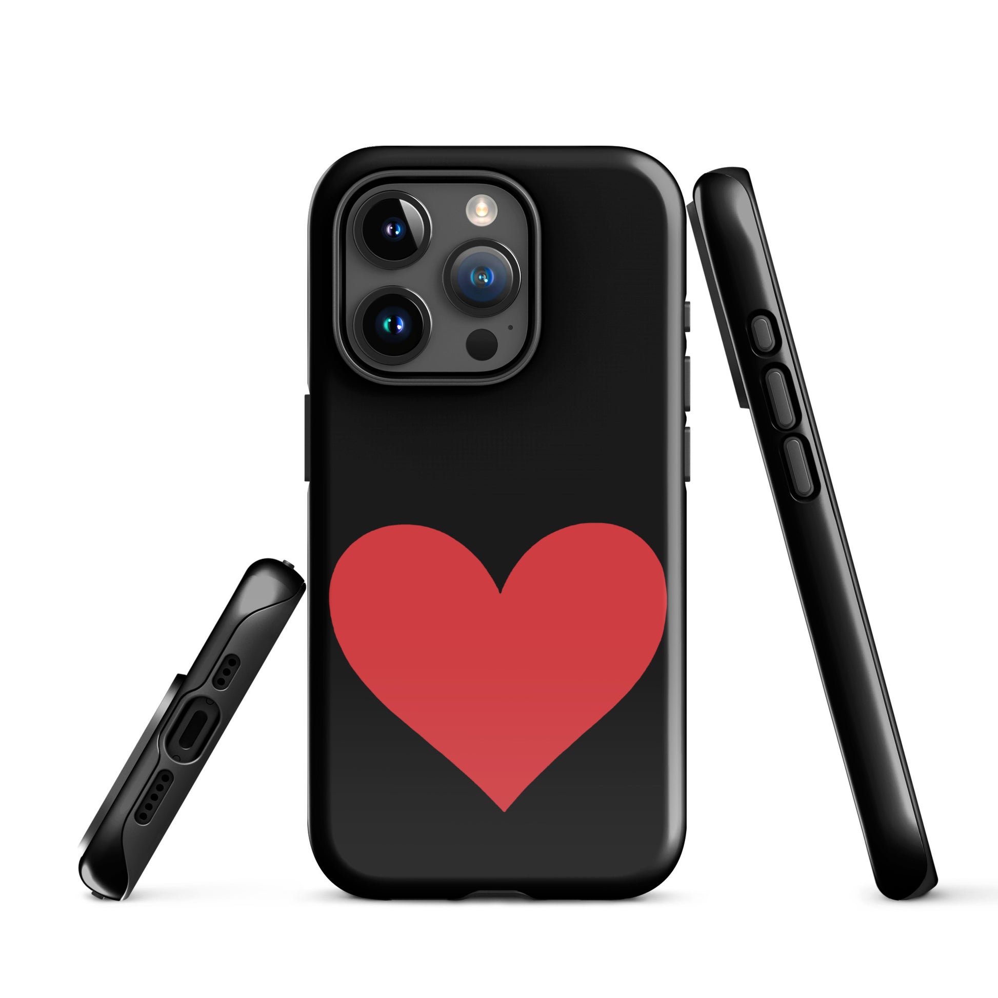 Phone Case for iPhone featuring a heart design, showcasing vibrant colors and durable protection.
