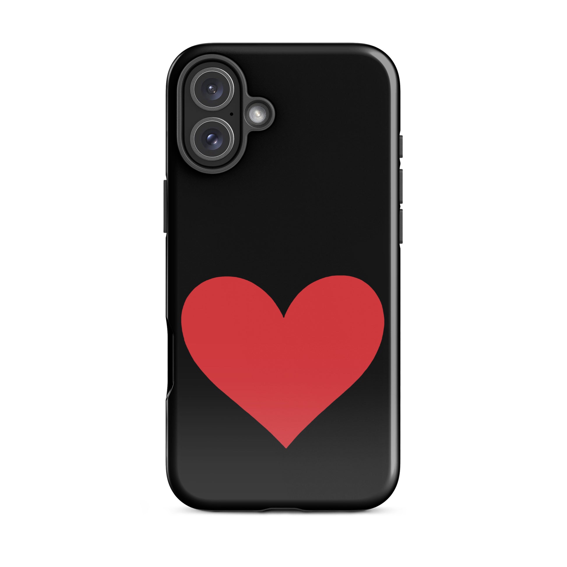 Phone Case for iPhone with red heart design in vibrant colors, offering stylish protection and expressive style.