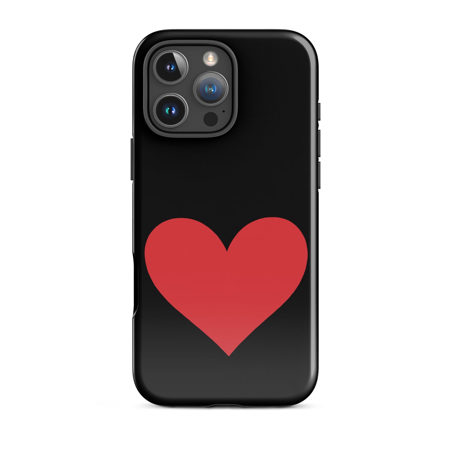 Phone Case for iPhone featuring a heart design in vibrant colors, combining style and protection for expressive individuals.