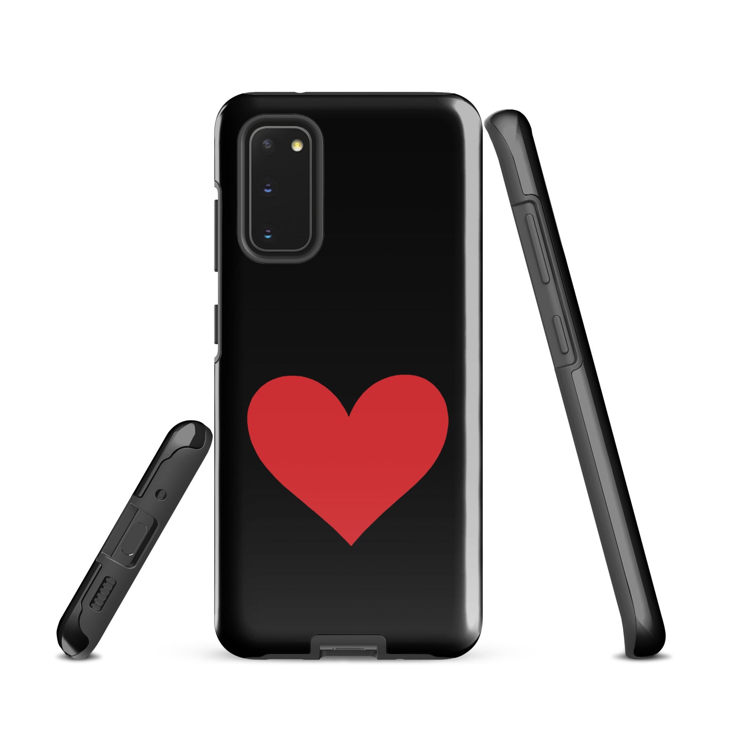 Phone Case for Samsung Galaxy with vibrant heart design and durability.