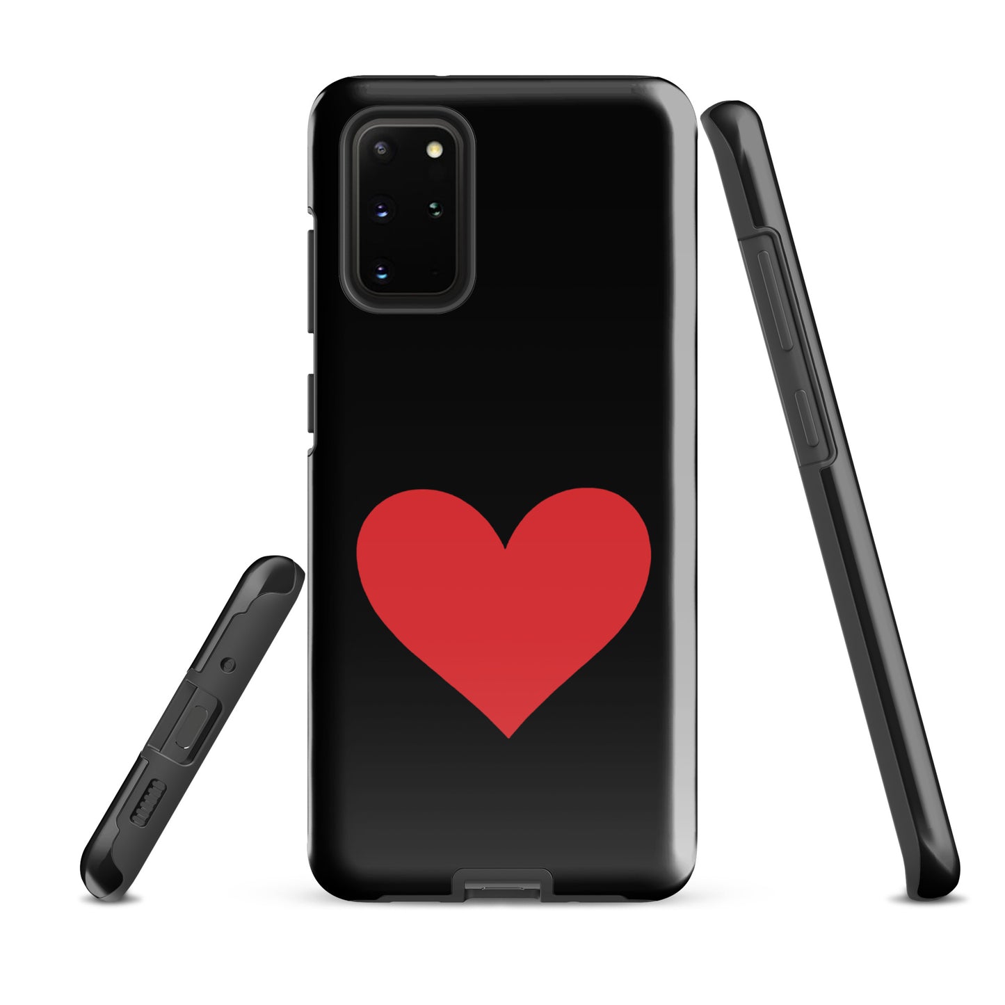 Phone Case with heart design for Samsung Galaxy in vibrant colors, blending style and protection. Expressive phone case for lovers.