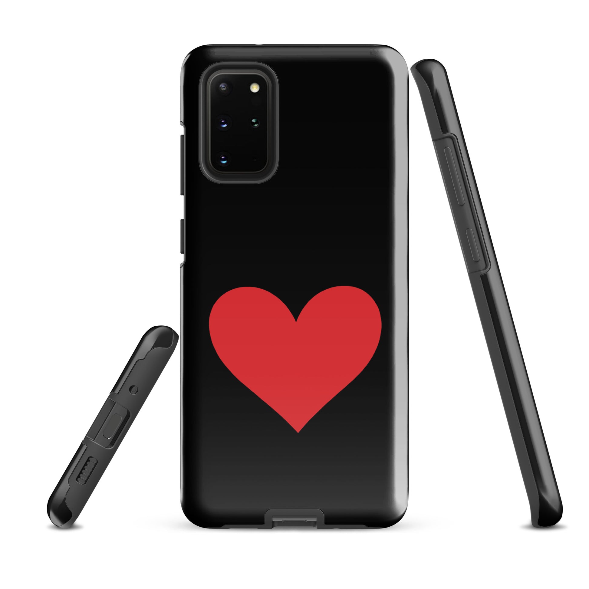 Phone Case with heart design for Samsung Galaxy in vibrant colors, blending style and protection. Expressive phone case for lovers.