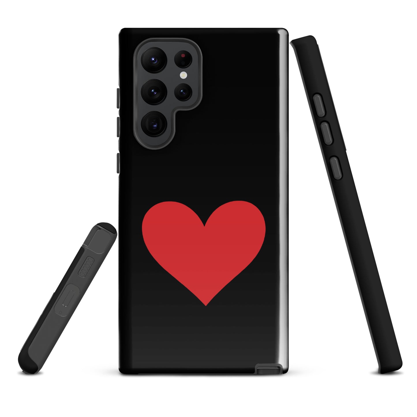 Phone Case for Samsung Galaxy with heart design, vibrant and stylish protection.
