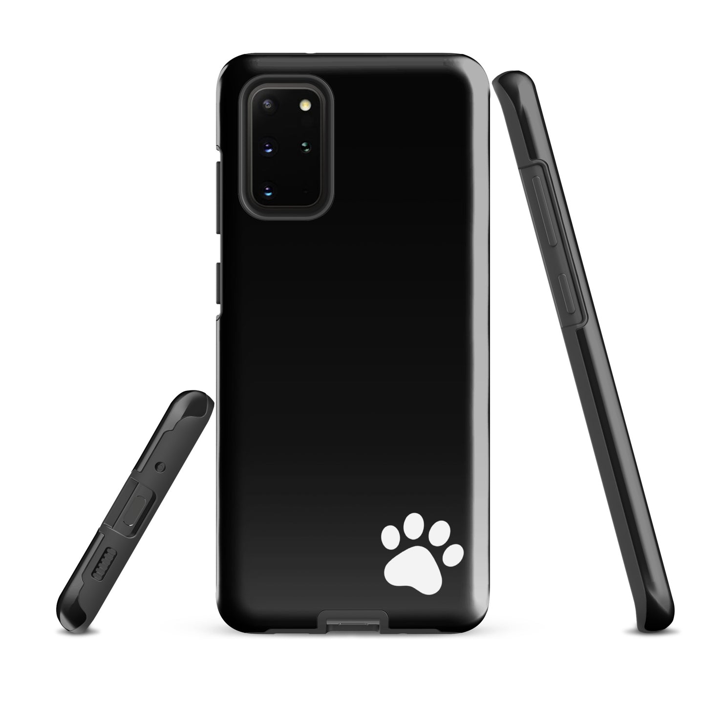 Phone Case for Samsung Galaxy with Paw-Print Luxe Minimalist Tough Case design.