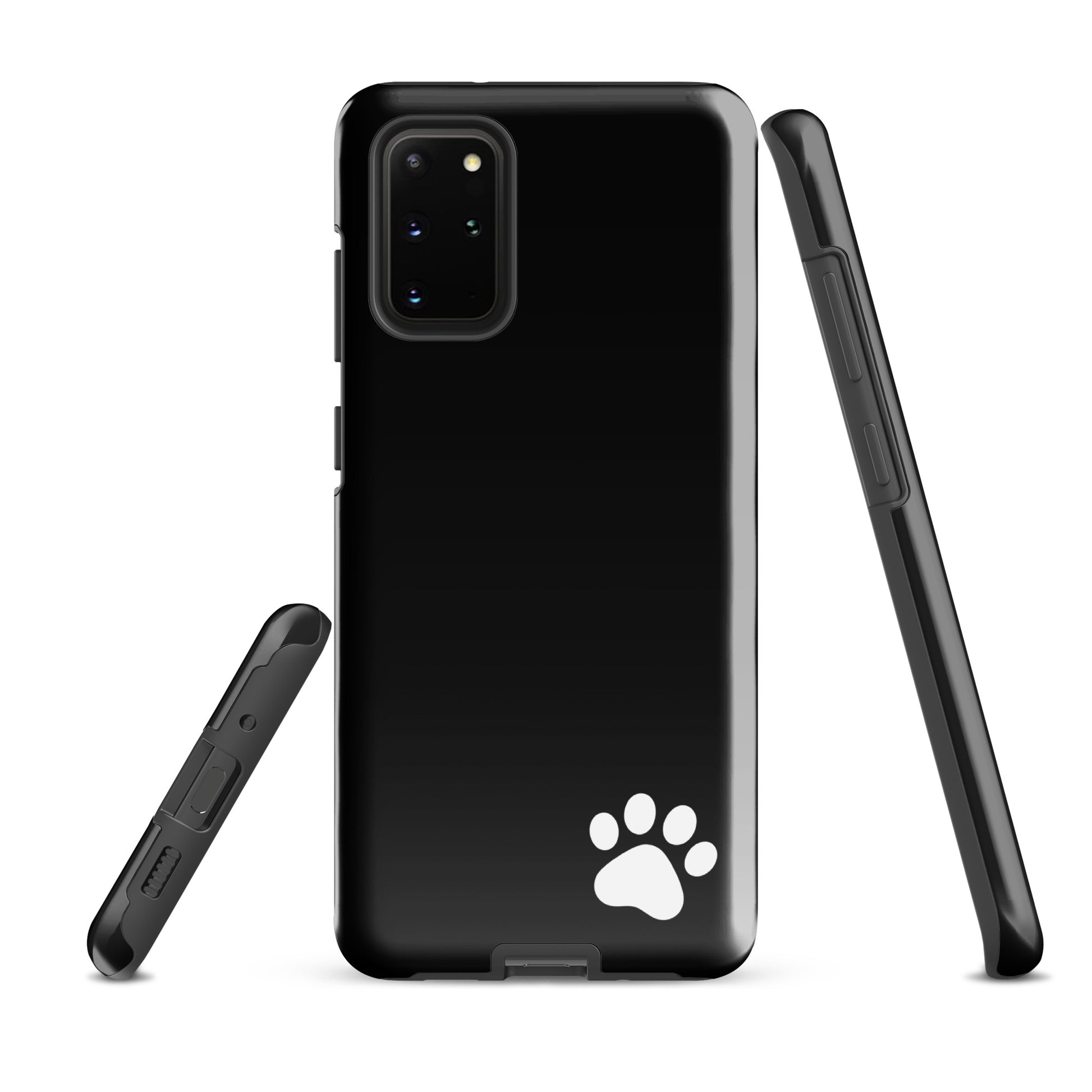Phone Case for Samsung Galaxy with Paw-Print Luxe Minimalist Tough Case design.