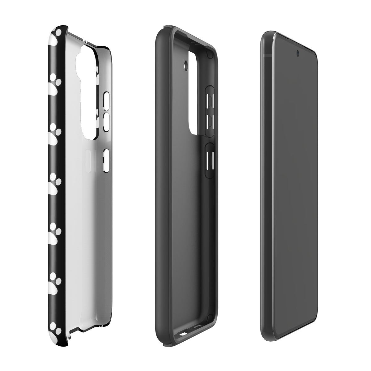 Phone Case for Samsung Galaxy: Stylish Paw Print Design for Pet Lovers