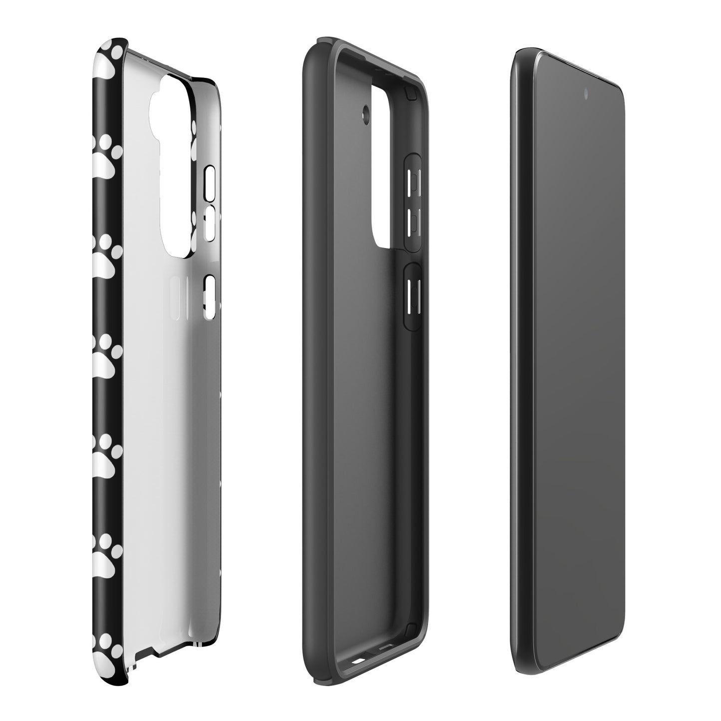 Phone Case for Samsung Galaxy: Stylish Paw Print Design for Pet Lovers