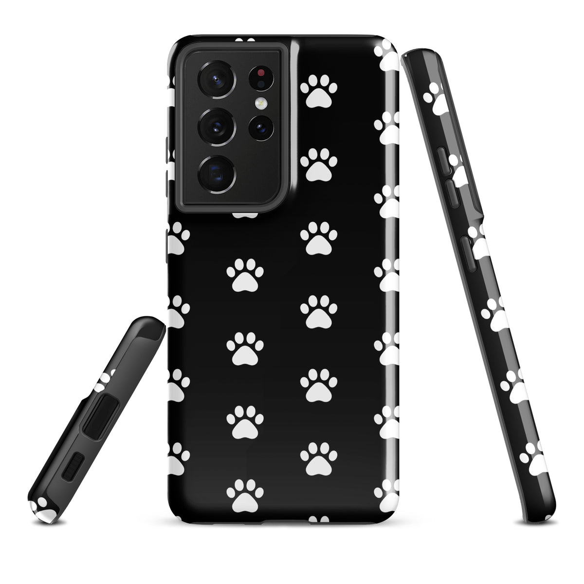 Phone Case for Samsung Galaxy: Stylish Paw Print Design for Pet Lovers