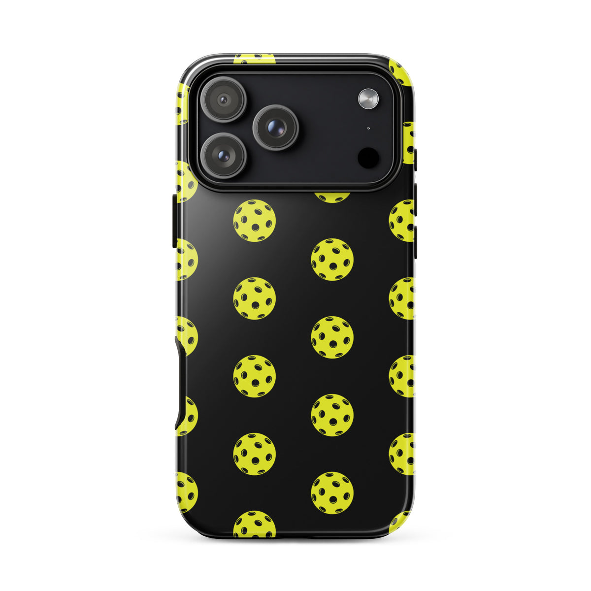 Phone Case for iPhone with pickleball pattern, sporty style, premium protection, and luxury-inspired design for pickleball enthusiasts.