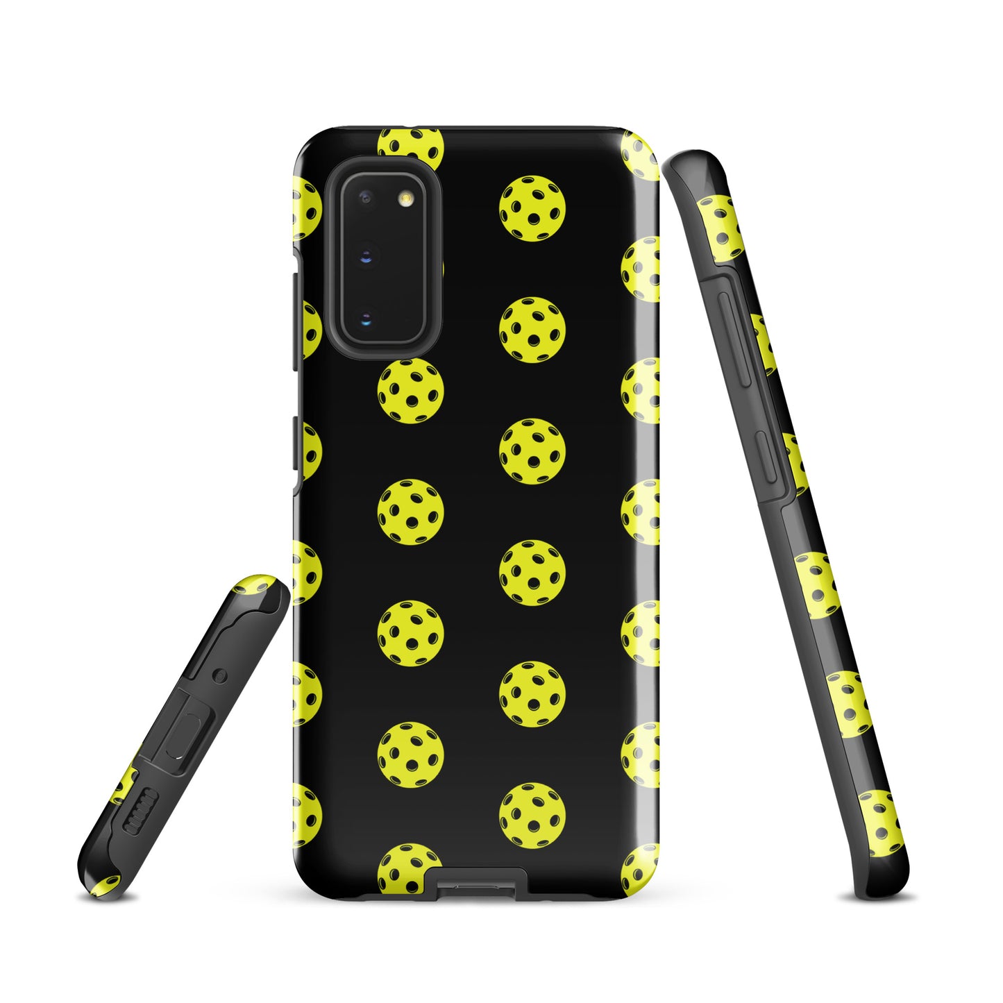 Phone Case for Samsung Galaxy with pickleball pattern, sporty style, luxury-inspired design, premium protection, pickleball motif