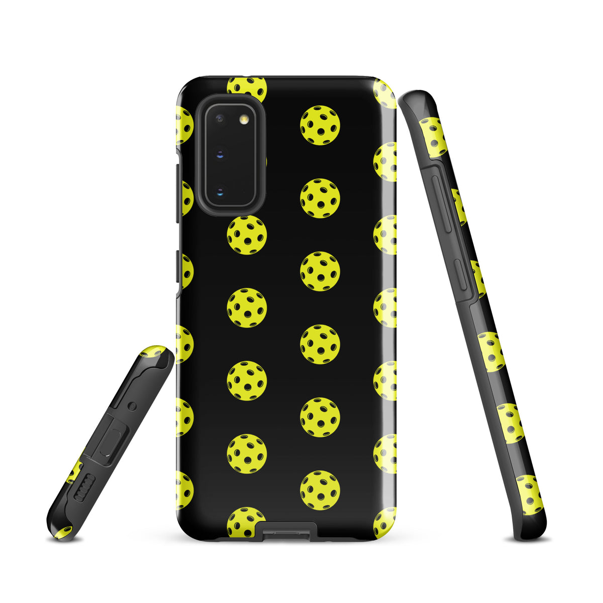 Phone Case for Samsung Galaxy with pickleball pattern, sporty style, luxury-inspired design, premium protection, pickleball motif