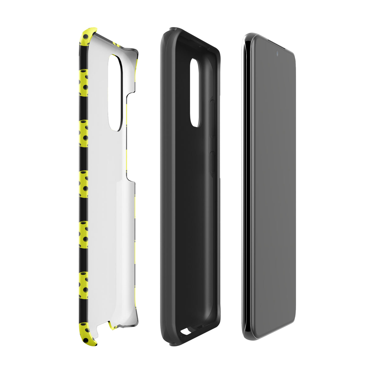 Phone Case for Samsung Galaxy with pickleball pattern, showcasing sporty style and premium protection in a luxury-inspired design.