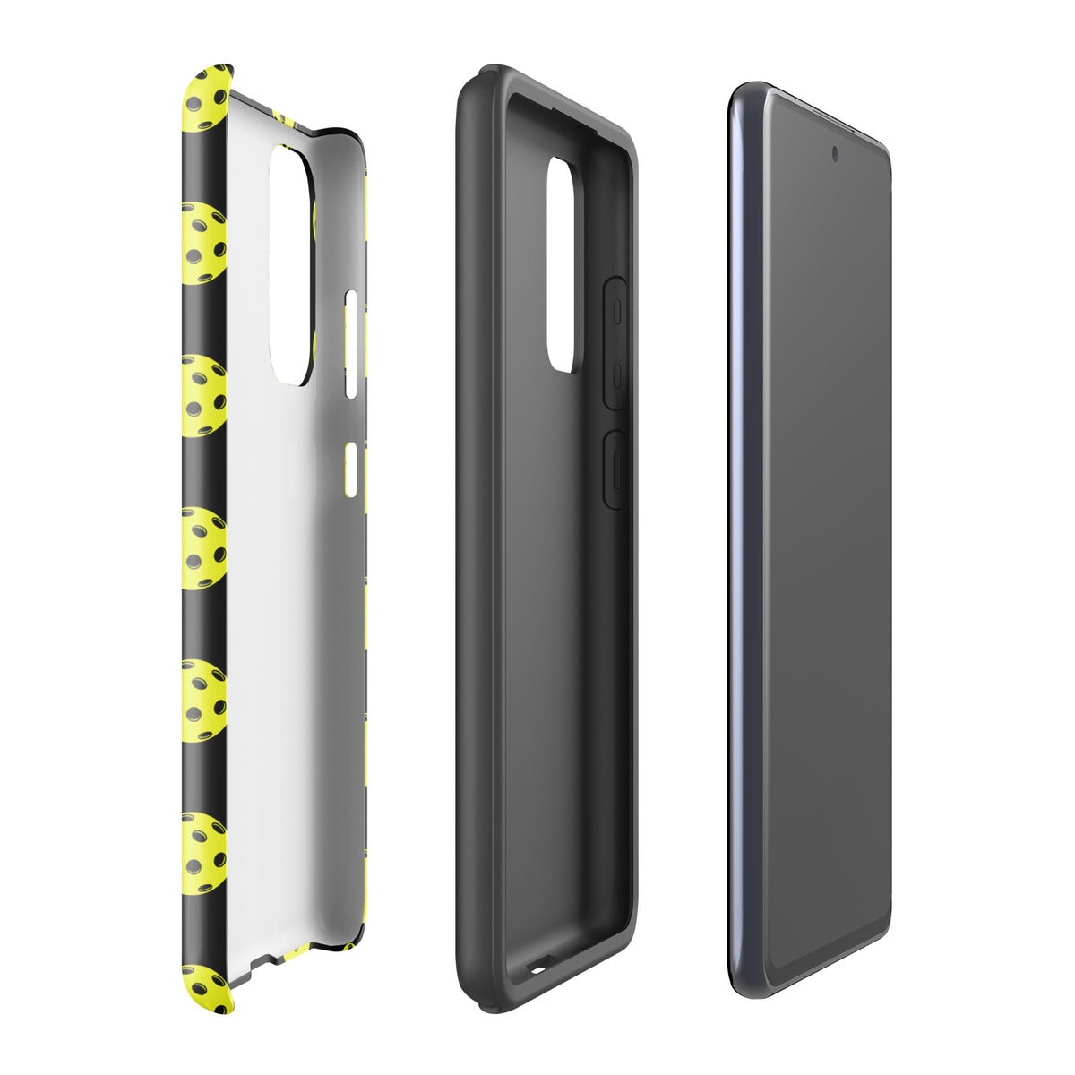 Phone Case for Samsung Galaxy with Pickleball Pattern, luxury-inspired design, premium protection, ideal for pickleball enthusiasts.