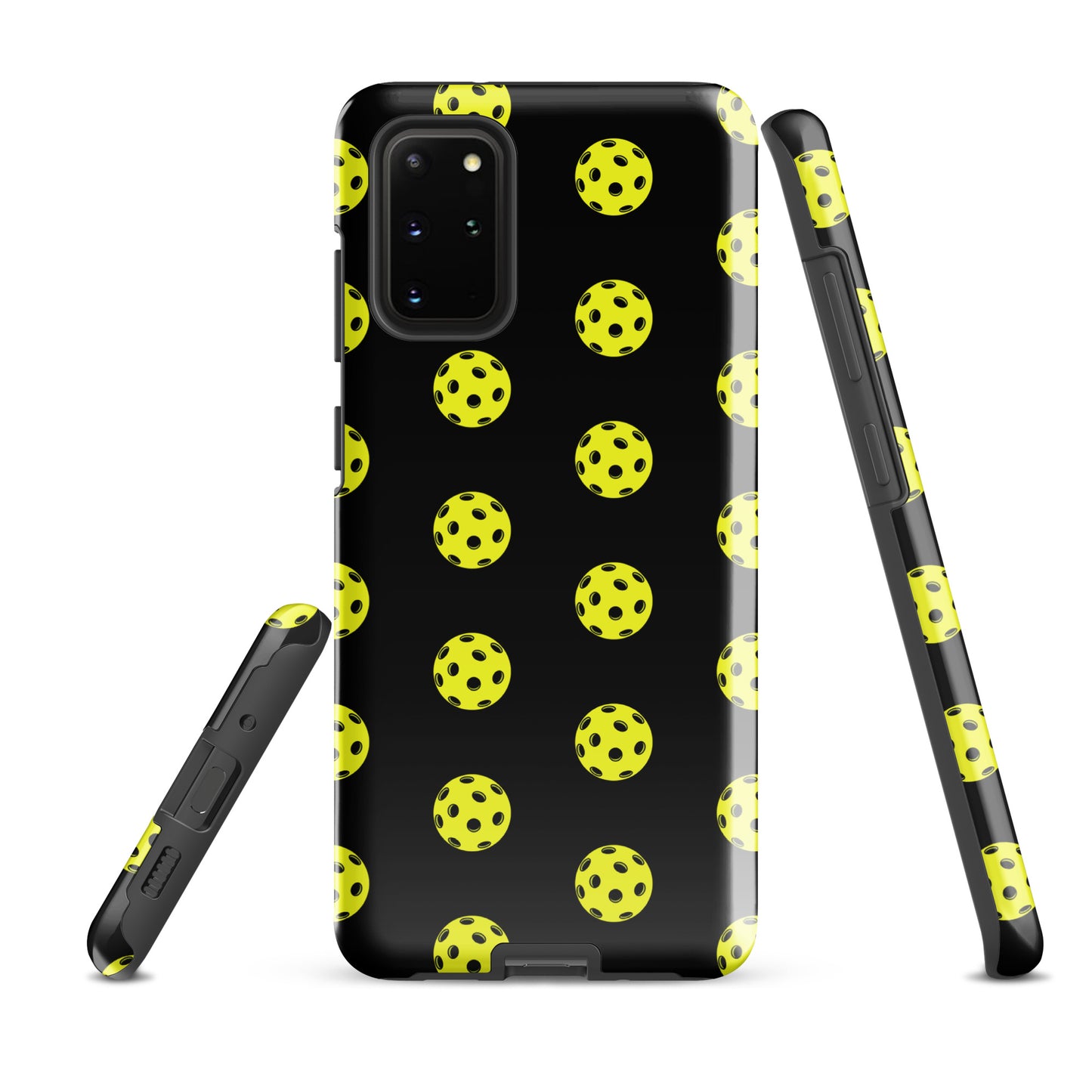 Phone Case for Samsung Galaxy with pickleball pattern, offering luxury-inspired design and premium protection for sports enthusiasts.