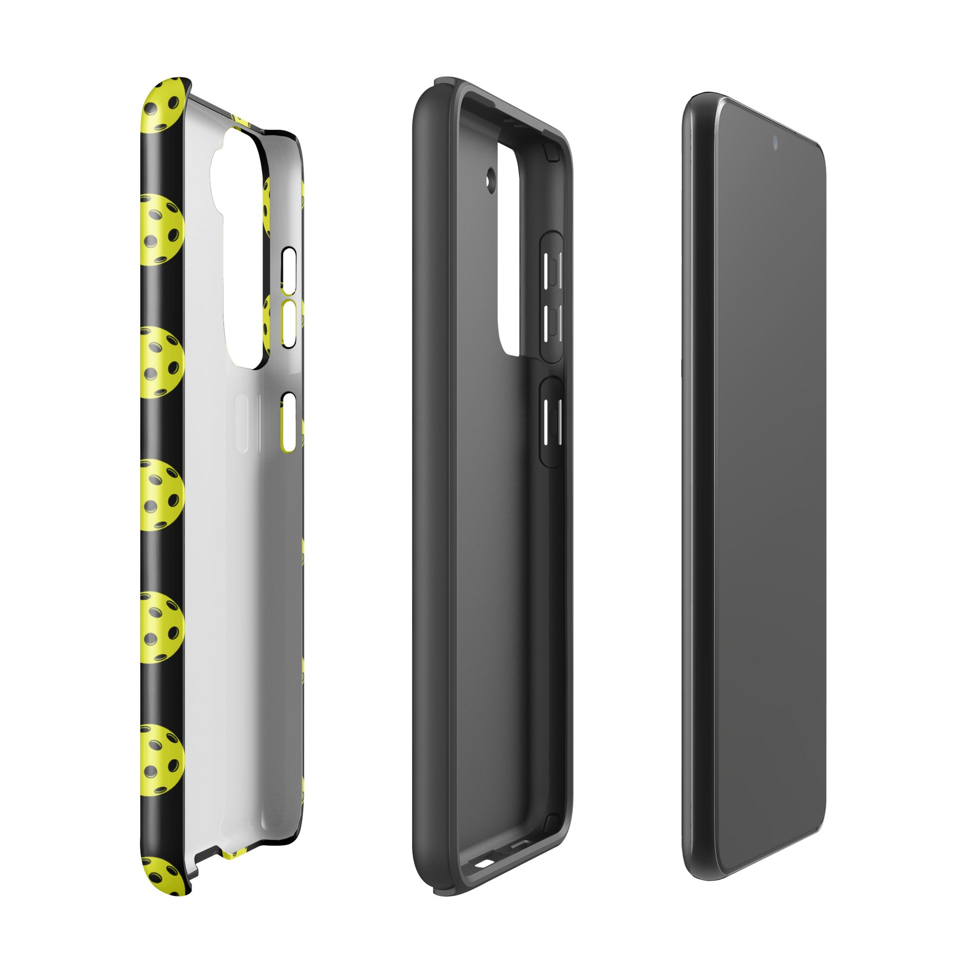 Phone Case for Samsung Galaxy with pickleball pattern showing luxury-inspired design and premium protection for sports fans.