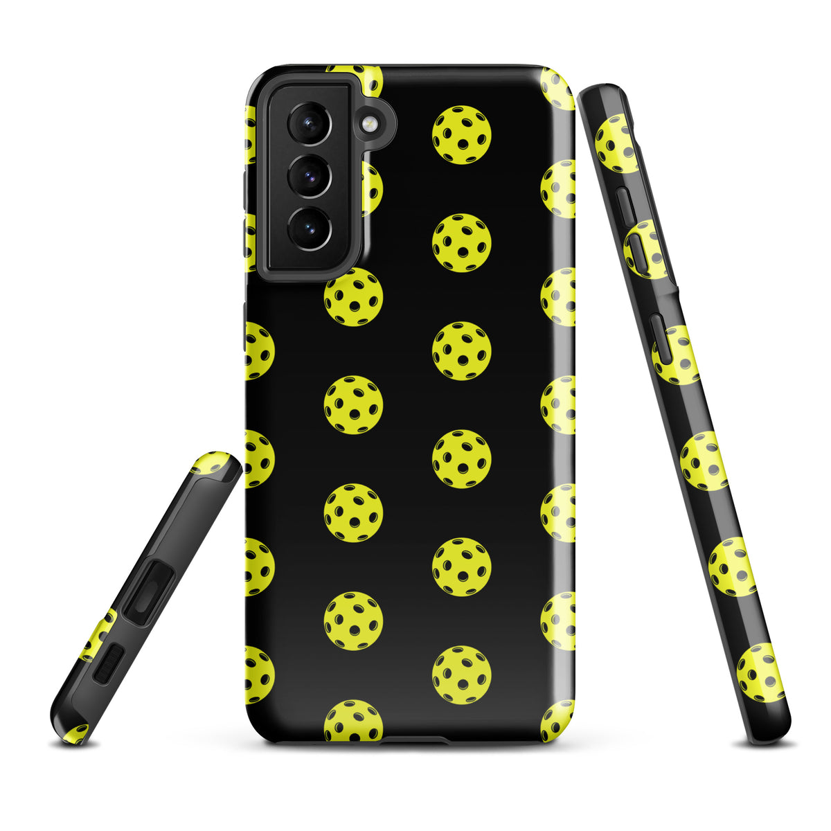 Phone Case for Samsung Galaxy with pickleball pattern, luxury design for sporty style and premium protection.