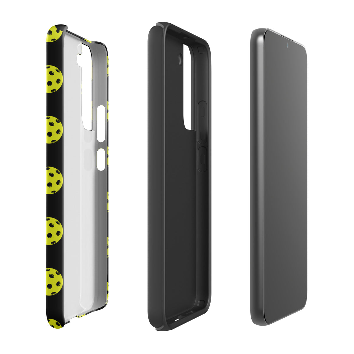 Phone Case for Samsung Galaxy with pickleball pattern, showcasing sporty style and luxury-inspired design for premium protection.