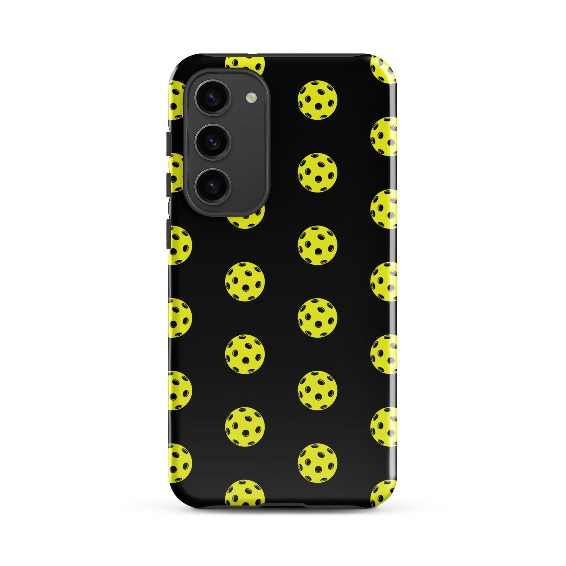 Phone Case for Samsung Galaxy with pickleball pattern for sporty style and premium protection.