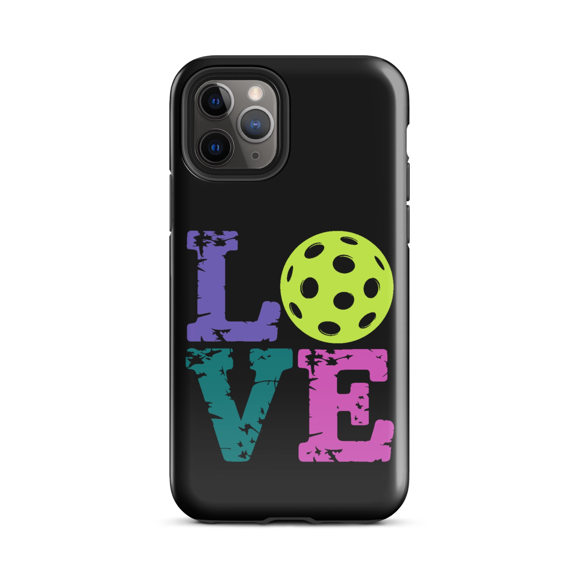 Phone Case for iPhone with LOVE design and pickleball graphic for fans