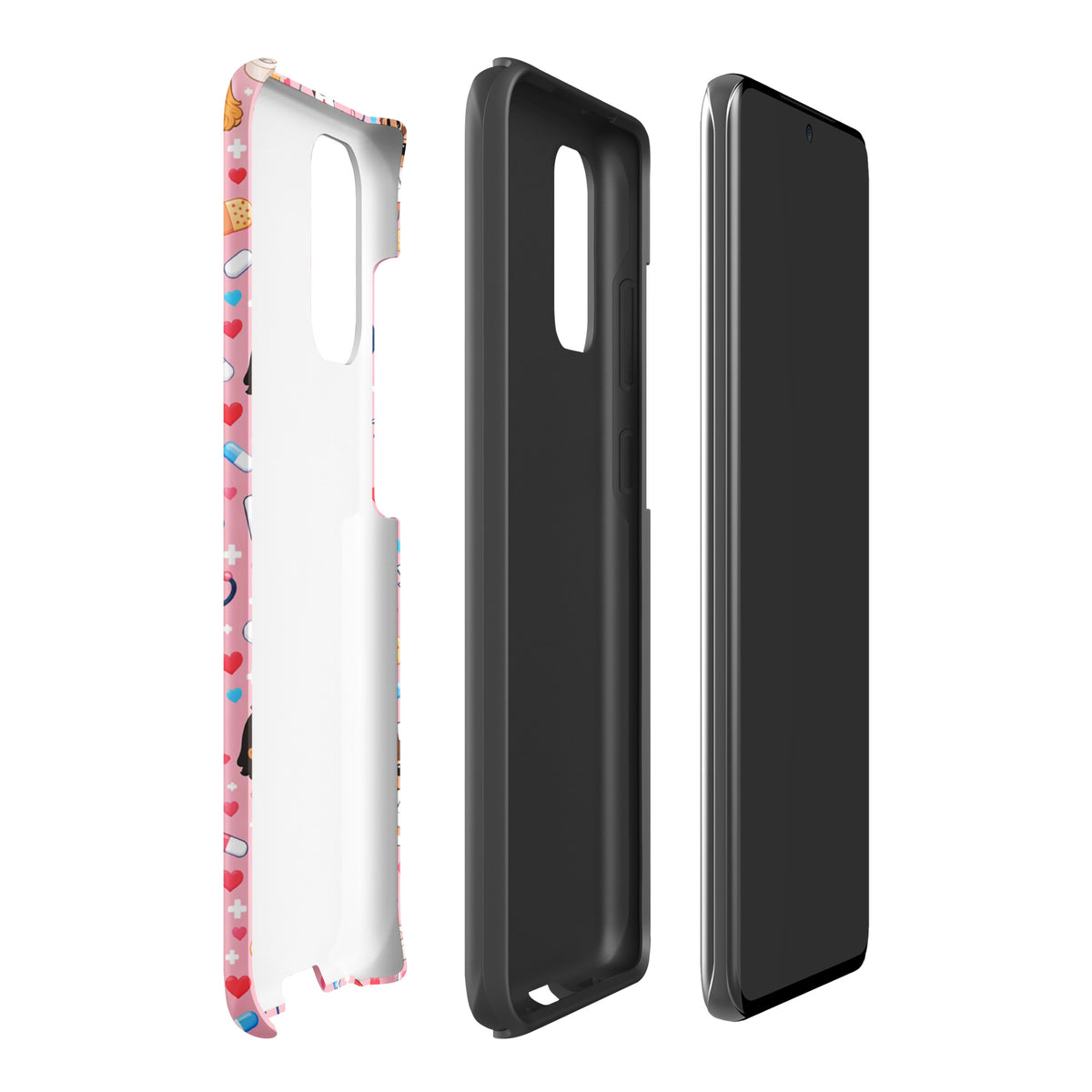 Phone Case for Samsung Galaxy with Cute Kawaii Nurse Medical Pattern (xx225)