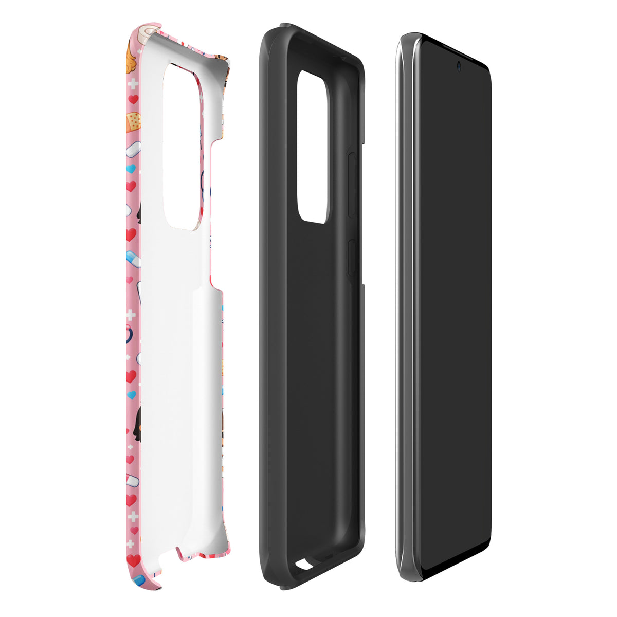 Phone Case for Samsung Galaxy with Cute Kawaii Nurse Medical Pattern (xx225)