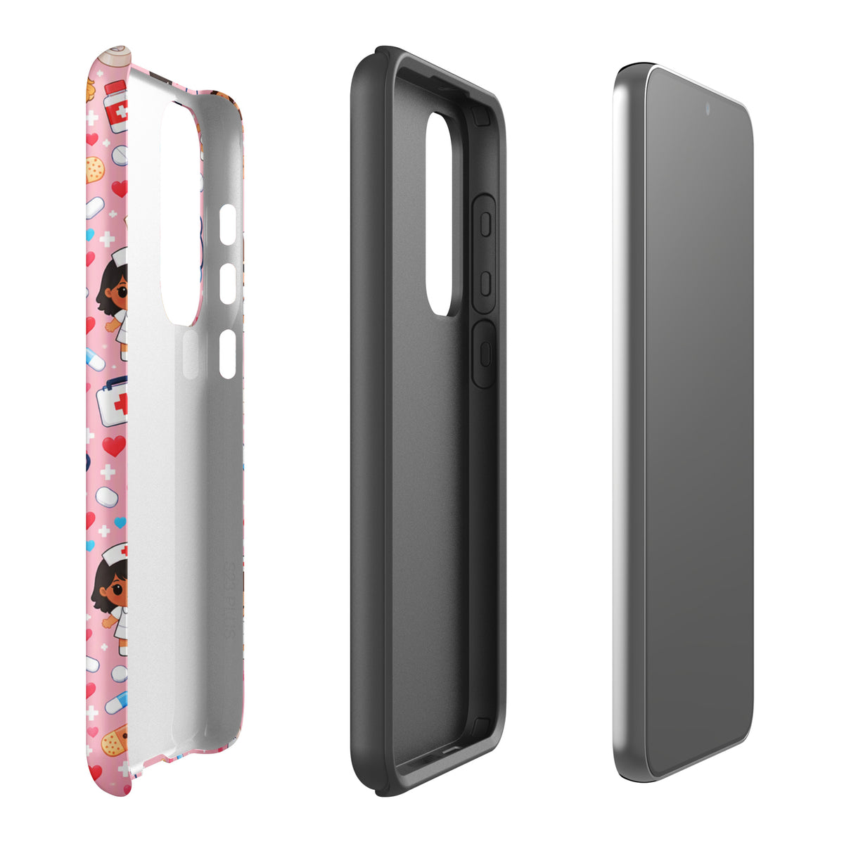 Phone Case for Samsung Galaxy with Cute Kawaii Nurse Medical Pattern (xx225)